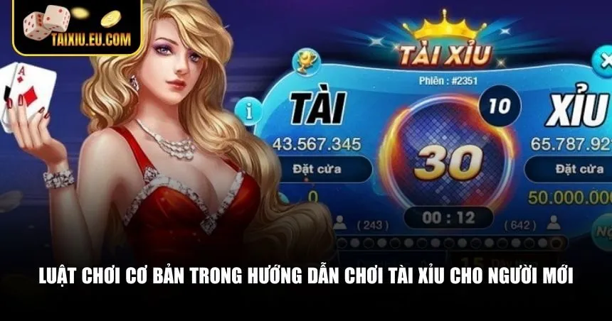 Luật chơi cơ bản trong hướng dẫn chơi tài xỉu cho người mới